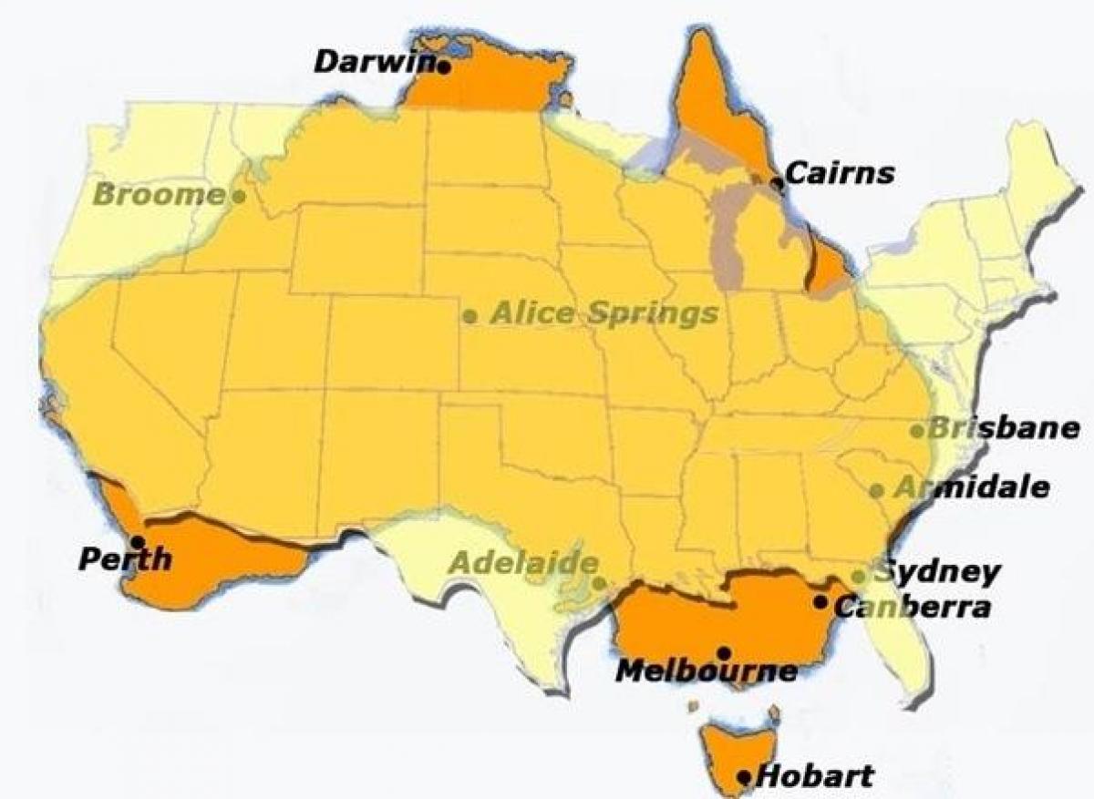 澳大利亚美洲地图