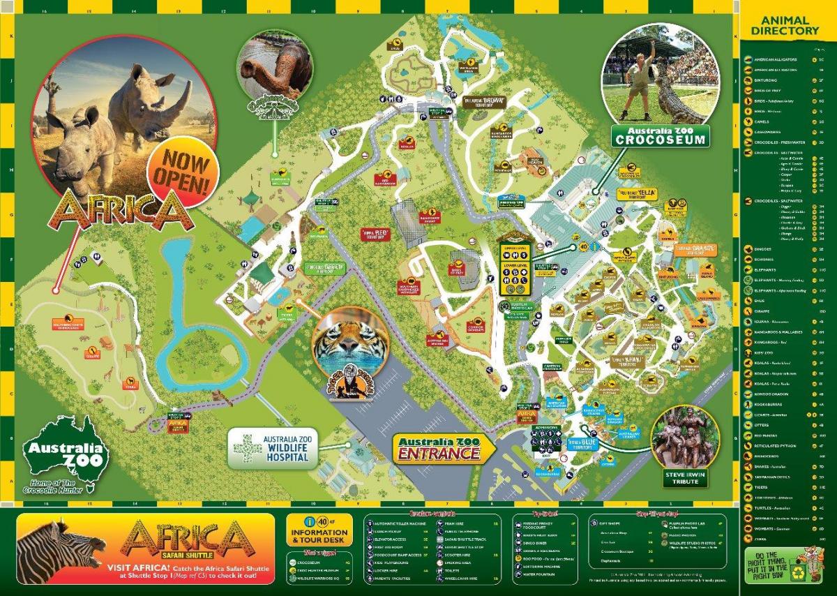 澳大利亚地图动物园