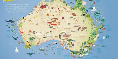 旅游澳大利亚地图
