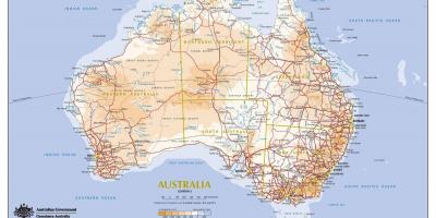 澳大利亚地图transports